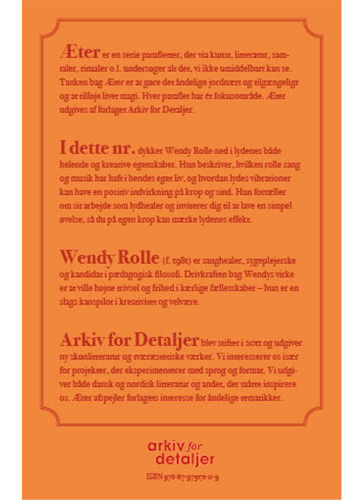 Æter nr. 6 – Lyd som bro mellem verdener