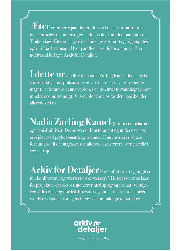 Æter nr. 11 – Magisk aktivisme [FORUDBESTIL NU. UDKOMMER 28/2]
